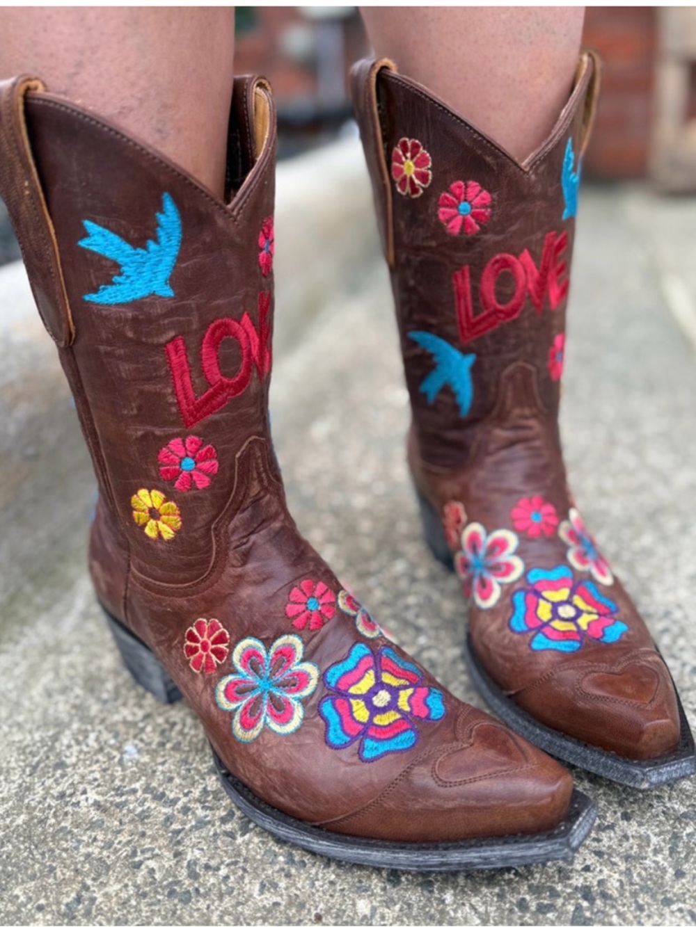 Old Gringo Checruda Brass Cowgirl Boots SIZE 8 $529 - Picture 2 of 14